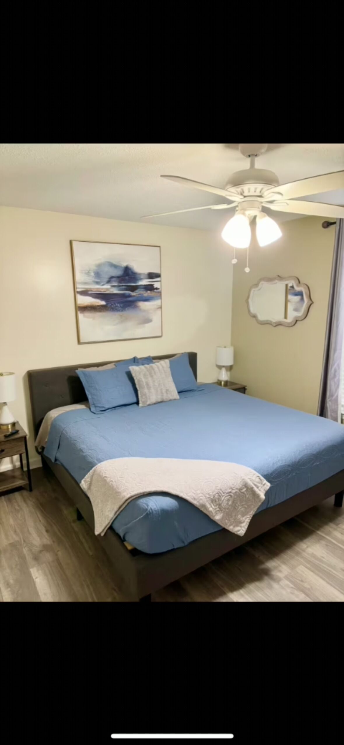 2 多间卧室、熨斗/熨衣板、WiFi、床单