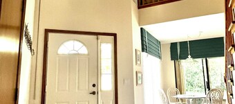 Perfect 3-bedroom house with AC in welcoming Palm Coast with access to pool.