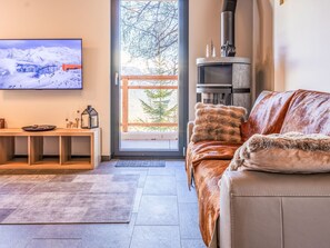 Fernseher, Kamin