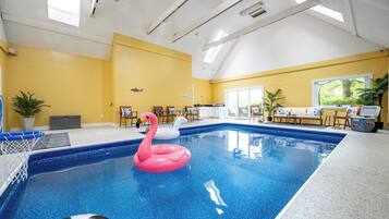 Indoor pool, a heated pool