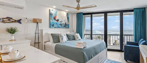 Individually decorated, individually furnished, desk, laptop workspace