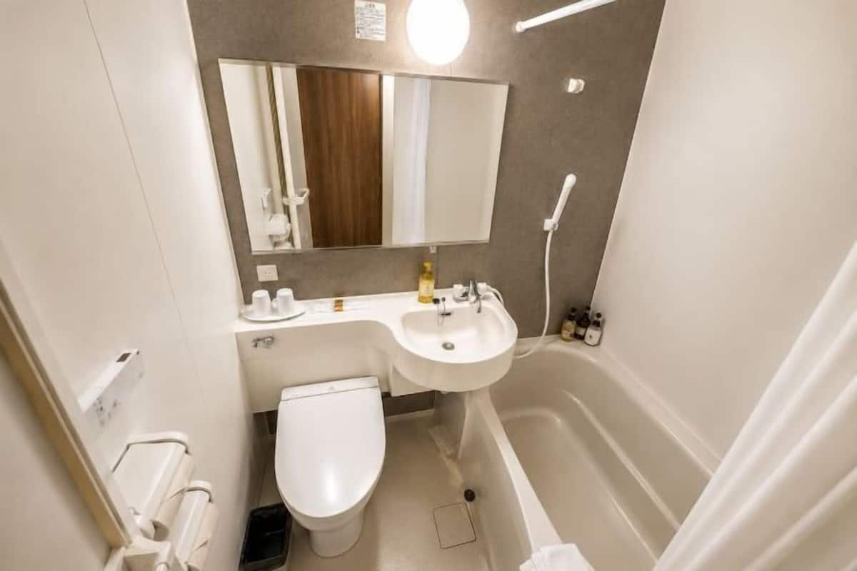 Bañera, secador de pelo, excusado o inodoro con bidet electrónico