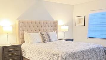 2 bedrooms, iron/ironing board, internet, bed sheets