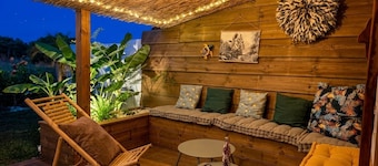 Rated 3 ⭐️ by Atout France Luxury bungalow large terrace Air conditioning & parking