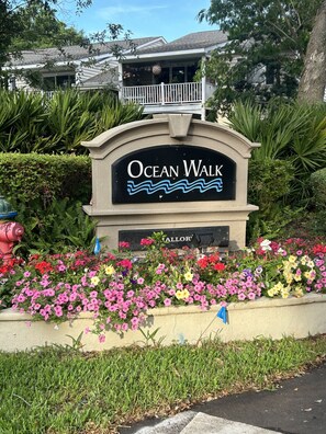 Exterior detail - D3 Ocean Walk downstairs.  Nice pools, great community easy walk to restaurants. (St. Simons Island)