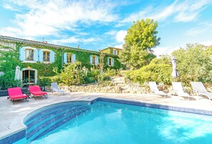 Pool - 5-bedroom bed & breakfast in pleasant Olonzac with AC (Olonzac)