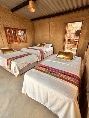 Comfort Quadruple Room, Beach View | Desk, laptop workspace, free WiFi - dune ecolux (Uribia)