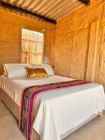 Deluxe Double Room, Beach View | Desk, laptop workspace, free WiFi