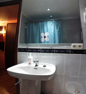 Towels, soap, toilet paper