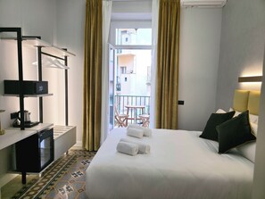 Comfort-Doppelzimmer, Balkon, Blick auf den Innenhof
