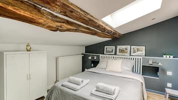 Geluiddichte muren, een strijkplank/strijkijzer, gratis wifi