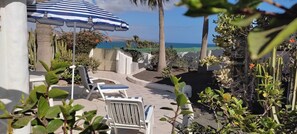 Terrace/patio - Villa aro Studio 1 - SEA VIEW - 1 MIN. TO THE BEACH - GARDEN - 55M² - TOP LOCATION (Costa Calma)
