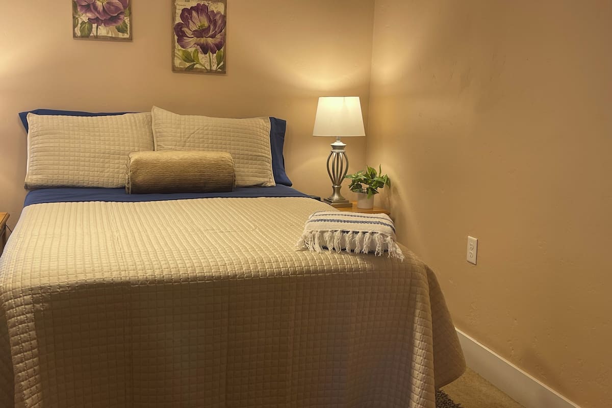 Premium bedding, memory foam beds, individually decorated