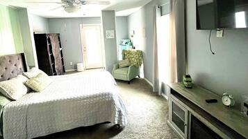 Iron/ironing board, WiFi, bed sheets