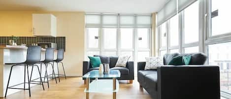 Chambre simple, non-fumeur | Aire de séjour