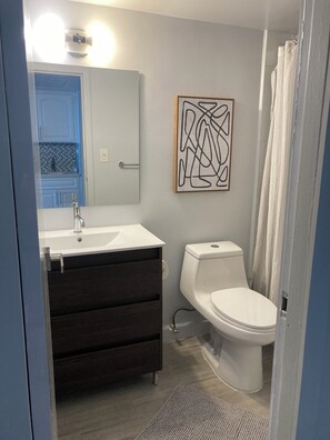 Hair dryer, towels, soap, toilet paper - Amazing Studio in nice Sunny Isles Beach with fitness room and terrace (Sunny Isles Beach)