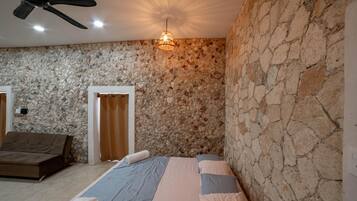 1 habitación, wifi y ropa de cama