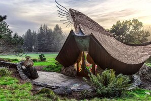 Exterior - Mendocino Stone Ranch Compound, by Vinifera Homes (Anchor Bay)