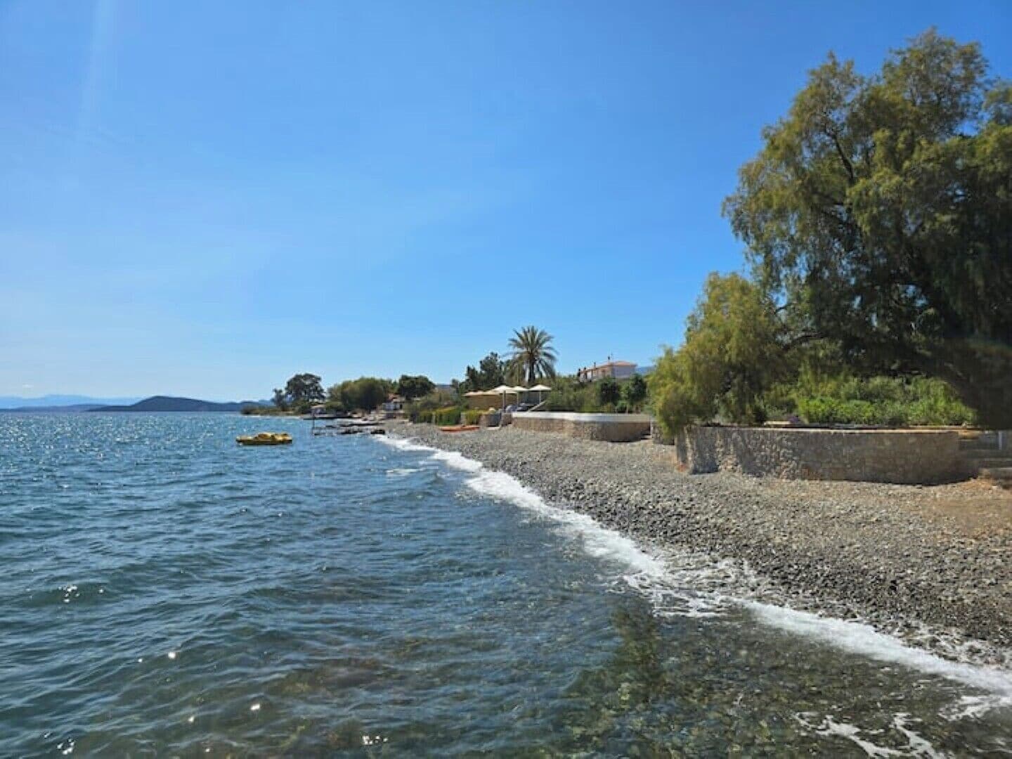 Am Strand, Liegestühle, Strandtücher