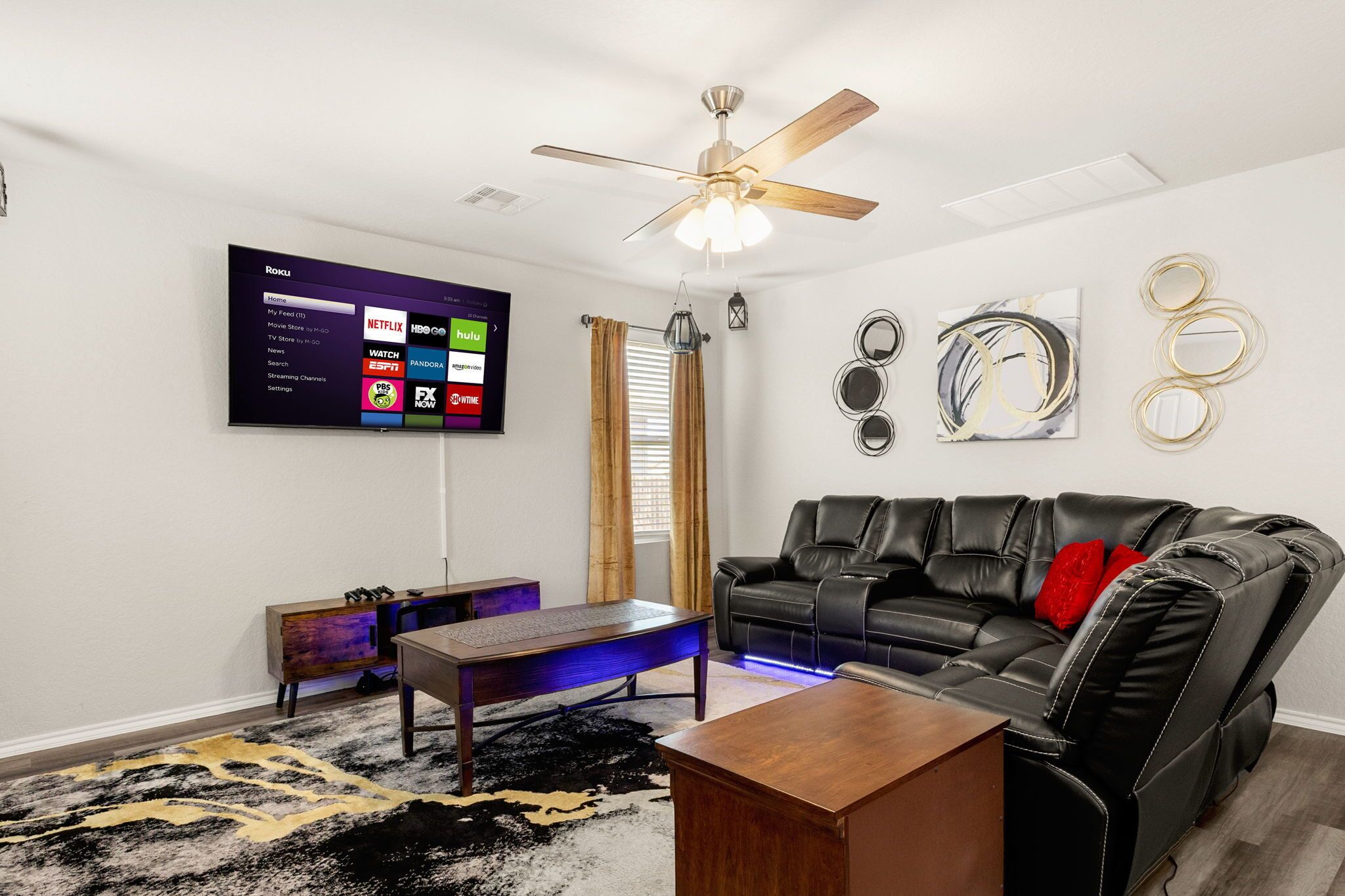Smart TV, video games, table tennis