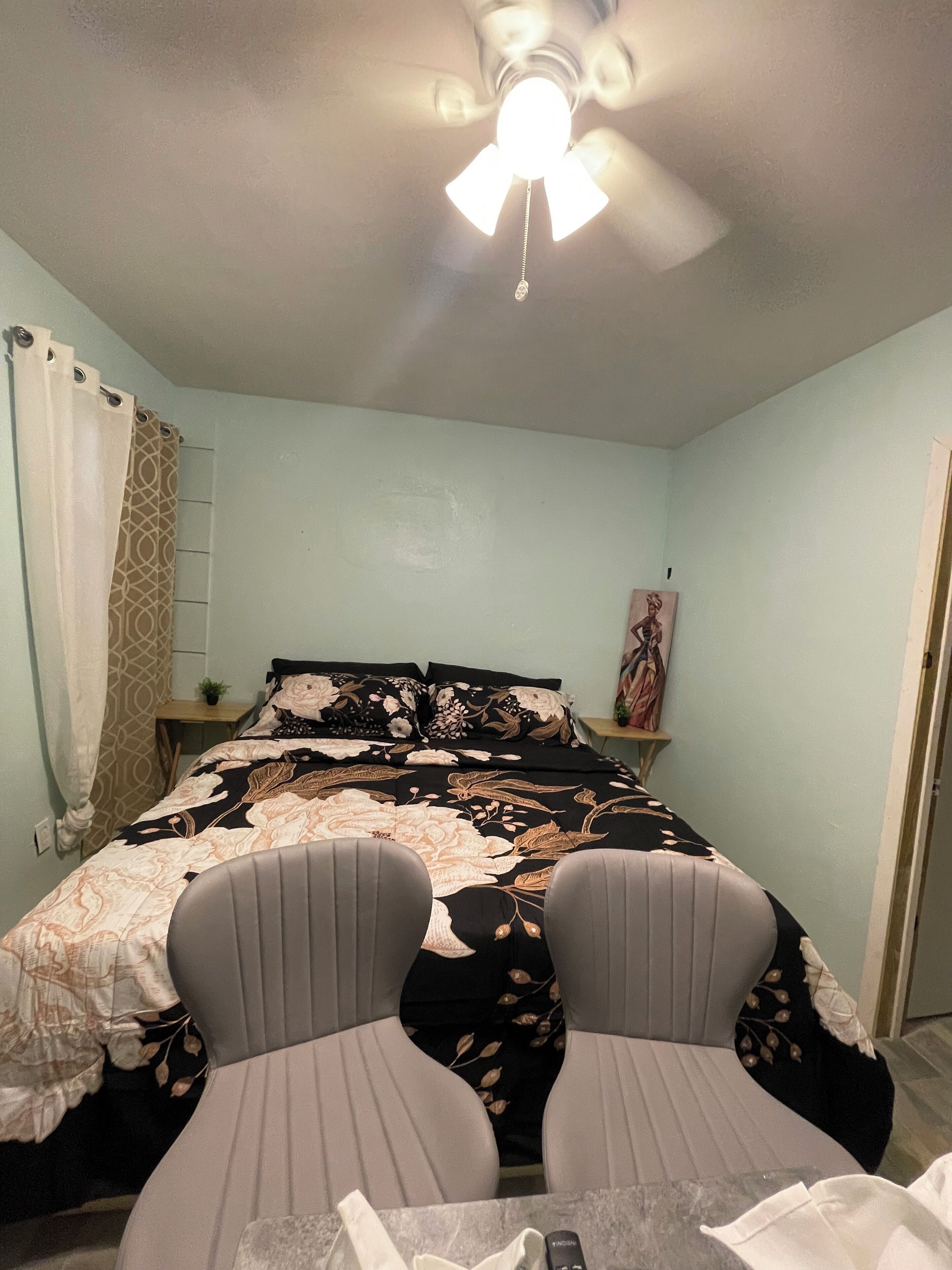 1 chambre, fer et planche à repasser, Wi-Fi gratuit, draps fournis