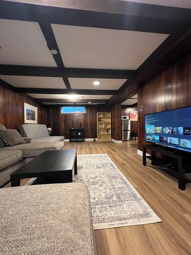 Spacious Furnished Basement with Separate entrance from backyard