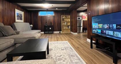 Spacious Furnished Basement with Separate entrance from backyard