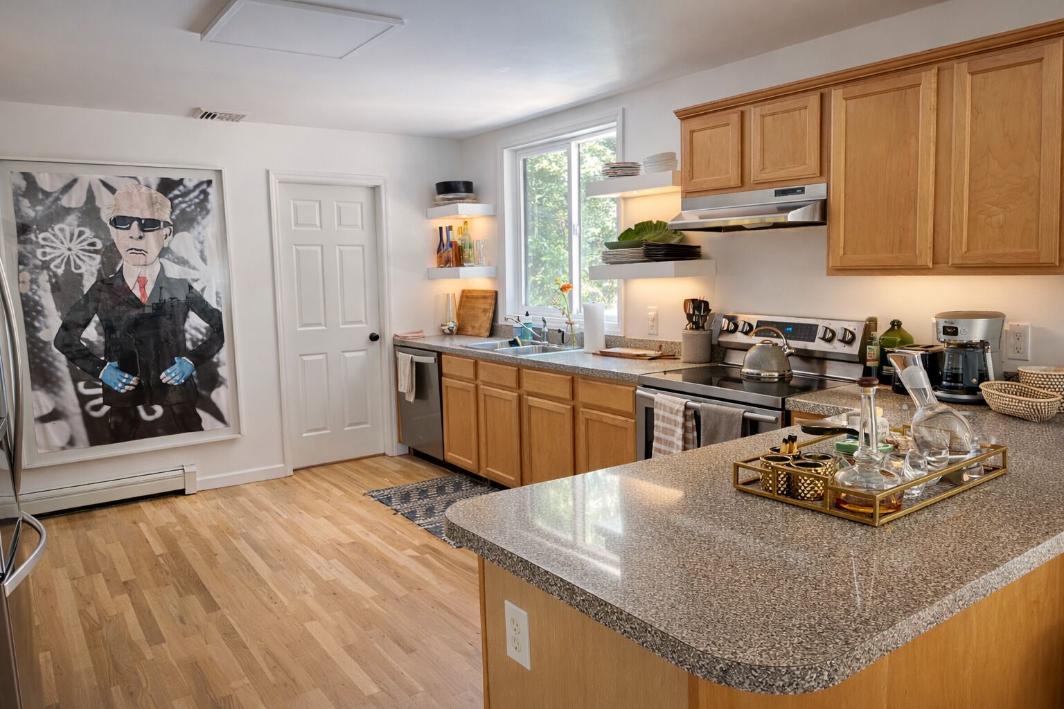 Microwave, stovetop, dishwasher