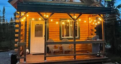 Caribou log cabin in Healy perfect for a relaxing getaway