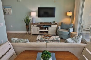 Smart TV - Cornerstone 303 - Beachfront  2-bedroom 1 bath condo on Fort Myers Beach (Fort Myers Beach)