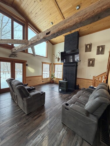 Riverfront Escape on the Black River w/ Iconic Grain Bin Bar