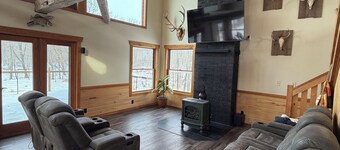 Riverfront Escape on the Black River w/ Iconic Grain Bin Bar