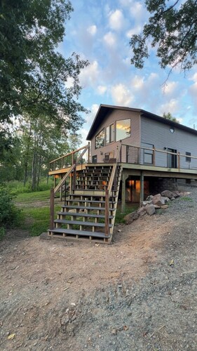 Riverfront Escape on the Black River w/ Iconic Grain Bin Bar