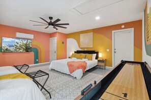 5 bedrooms, iron/ironing board, travel cot, free WiFi