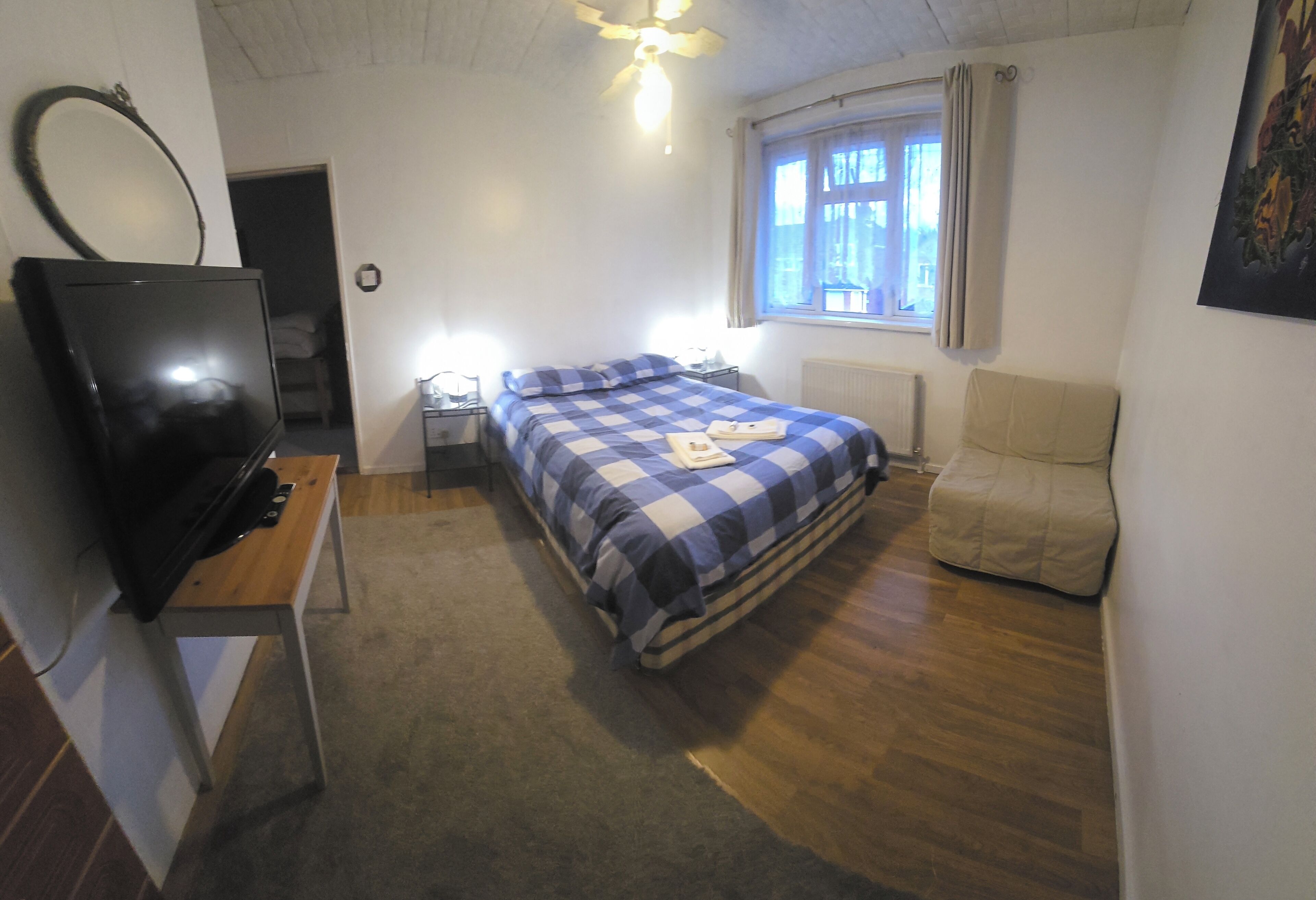 3 bedrooms, iron/ironing board, travel crib, WiFi