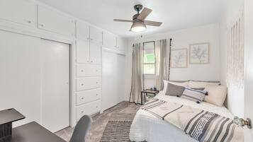 2 quartos, Wi-Fi de cortesia, roupa de cama