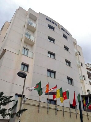 Voorkant van accommodatie