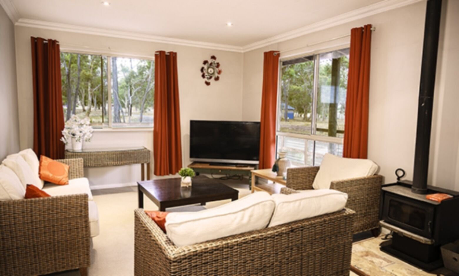 Luxury-Zimmer, eingeschränkter Seeblick | Wohnbereich