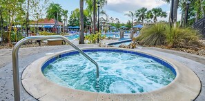 Outdoor pool, a heated pool - Family Disney Retreat • Pool • Spa • Game Rooms • Resort Amenities (Kissimmee)