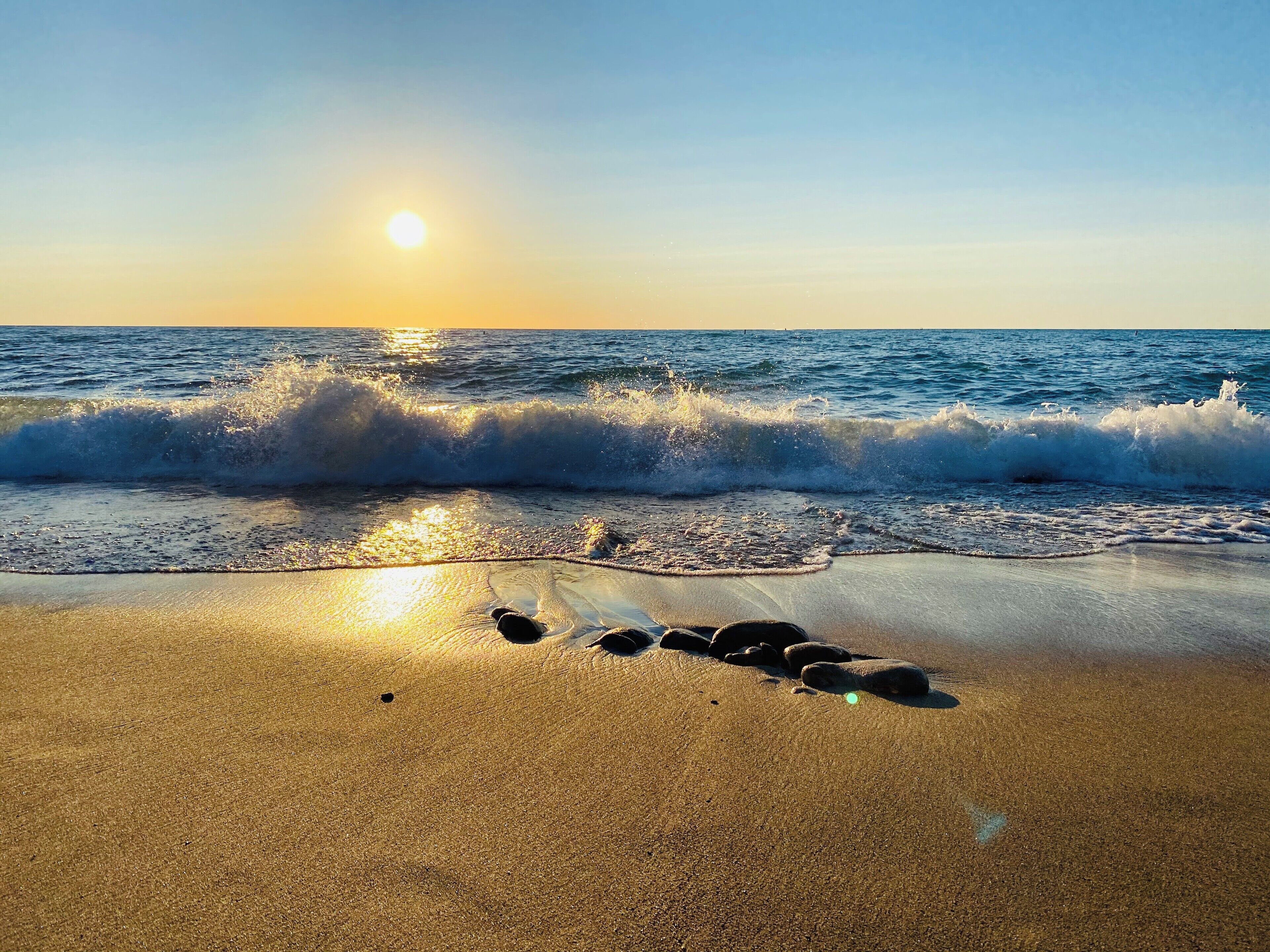 Beach nearby, sun-loungers