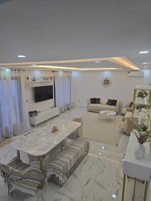Living area - Villa DALISSA with heated pool - Midoun - Djerba - TUNISIA (Djerba Midun)