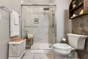 Hair dryer, towels - Calm Couples Retreat | Designer Condo | No Stairs (Pittsburgh)