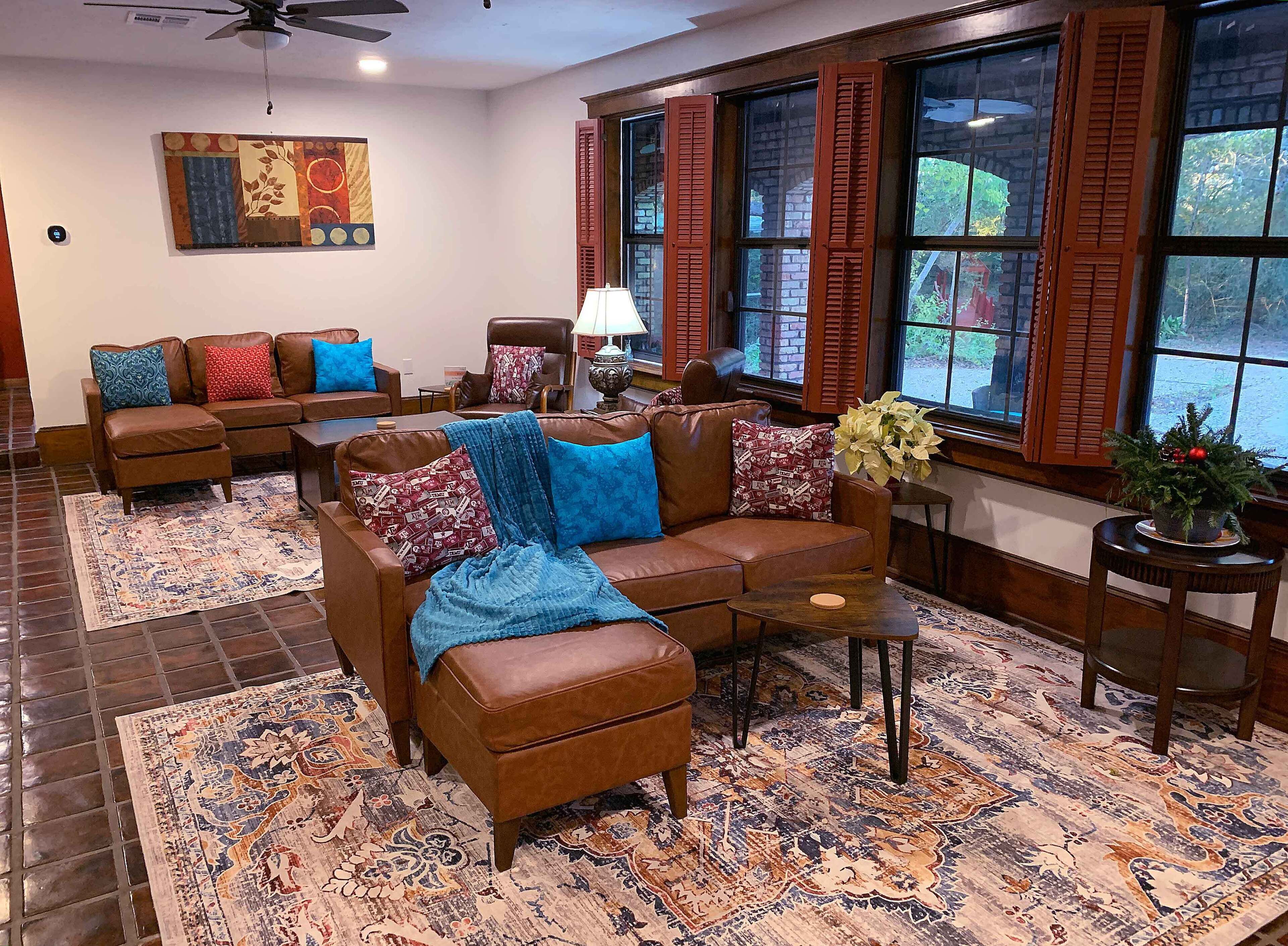 Smart-TV, peis og bøker