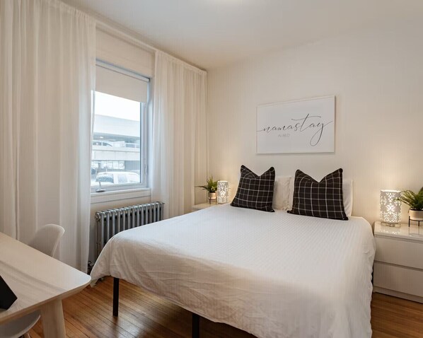 Iron/ironing board, Internet, bed sheets - Home-Style 1BR Near HSC | Free Parking (Winnipeg)