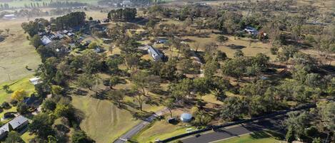 Habitació doble o amb dos llits individuals econòmica, vistes al jardí | Vista aèria