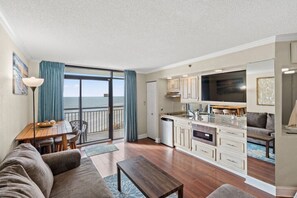 TV - Oceanfront Condo with Lazy River (North Myrtle Beach)