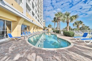 Pool - Beachfront Condo with Pool and Hot Tub (Myrtle Beach)