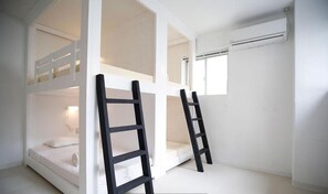 Basic Quadruple Room, Multiple Beds | In-room safe, iron/ironing board