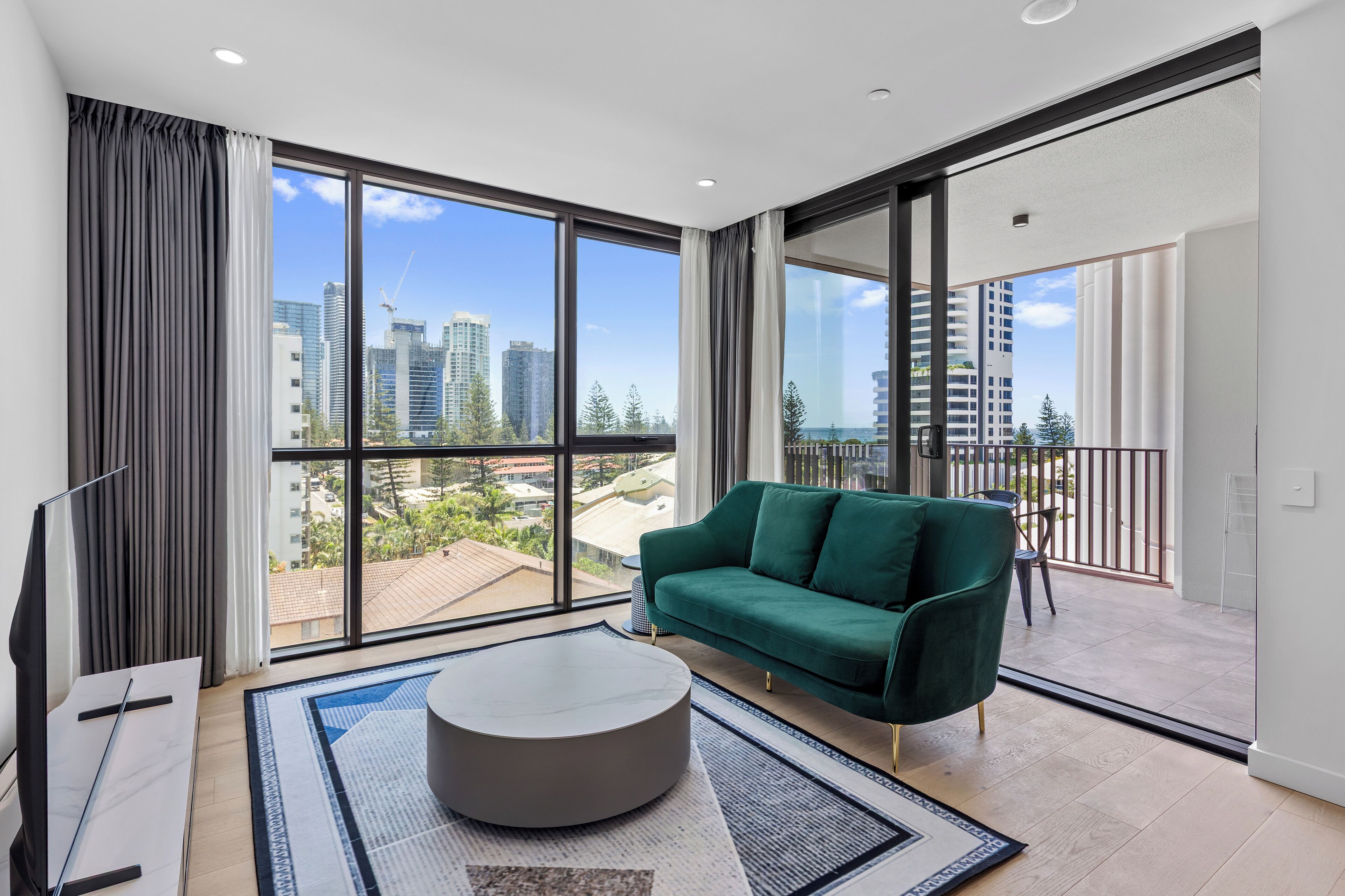 Appartement Standard, balcon | Coin séjour