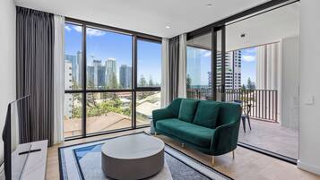 Appartement Standard, balcon | Coin séjour